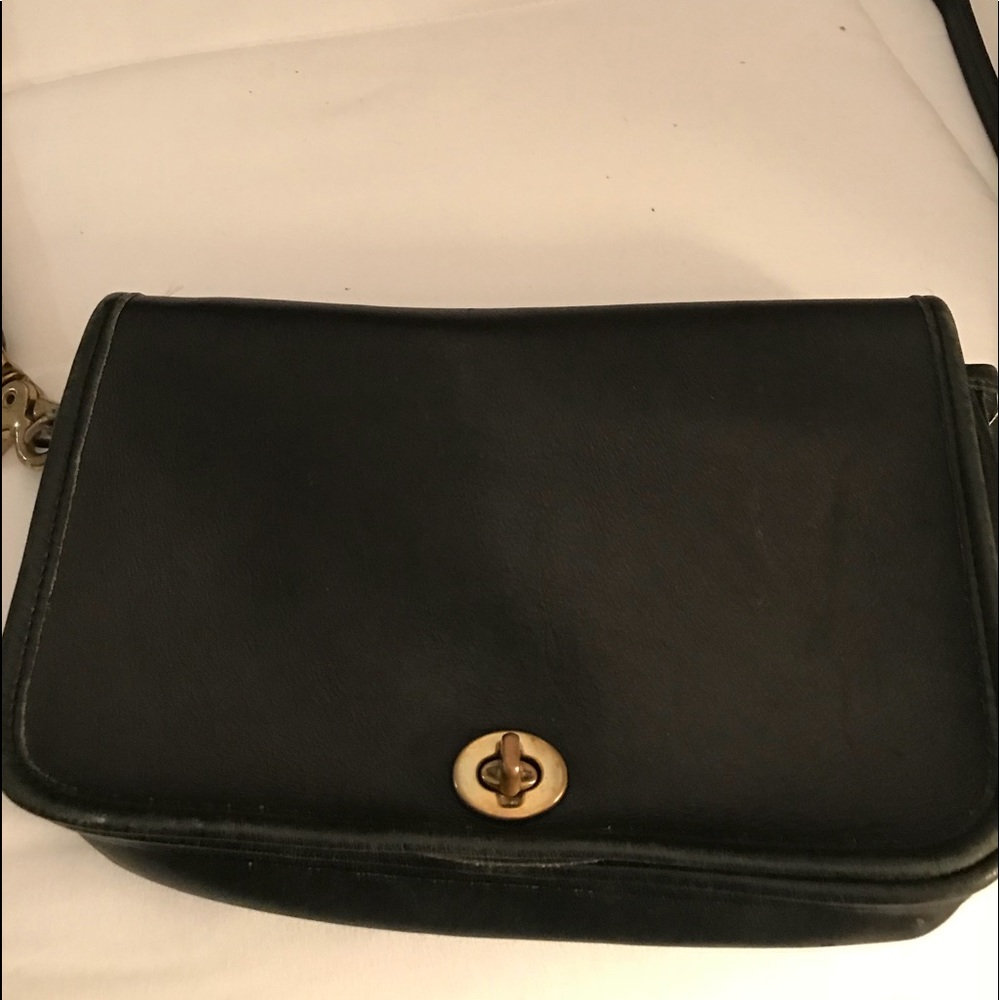 Coach Leather envelope shoulder bag